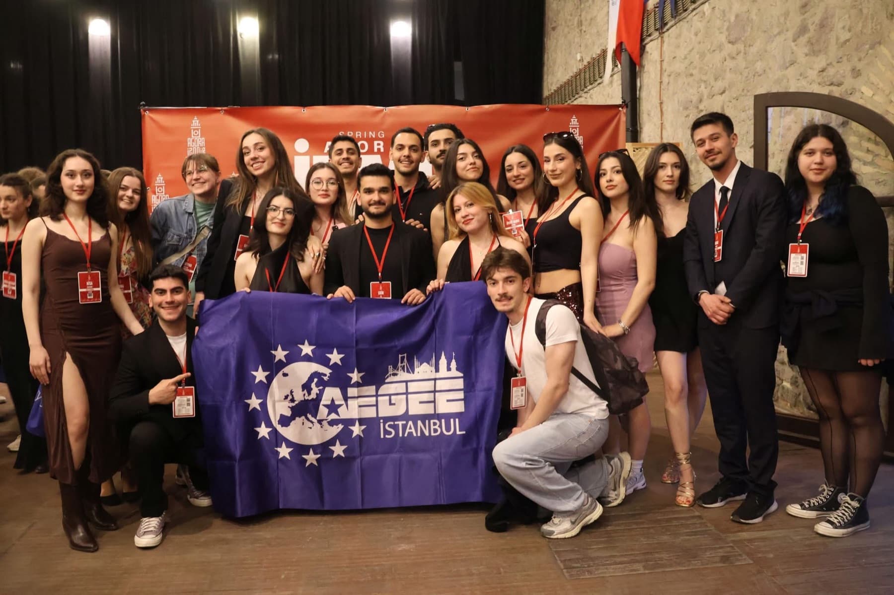 AEGEE-Istanbul members together at a welcome gathering